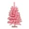 2ft. Unlit Pink Pine Artificial Christmas Tree